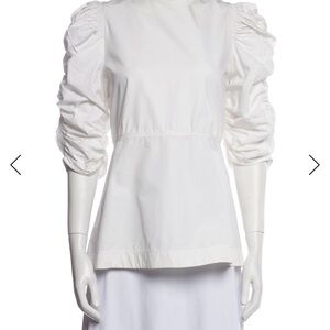 Celine Ivory Puff Sleeve Blouse